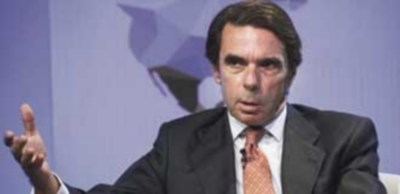 Aznar avisa de la pérdida del voto de centro derecha frente a Ciudadanos 1 El expresidente José María Aznar durante su participación en el coloquio organizado por Foro Futuro en Español. / EFE