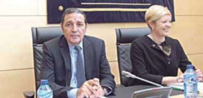 Sanidad tiene previsto convocar más de 1.000 plazas para sanitarios 1 Sáez Aguado detalló ayer el presupuesto destinado para Sanidad en 2016 / E.P.