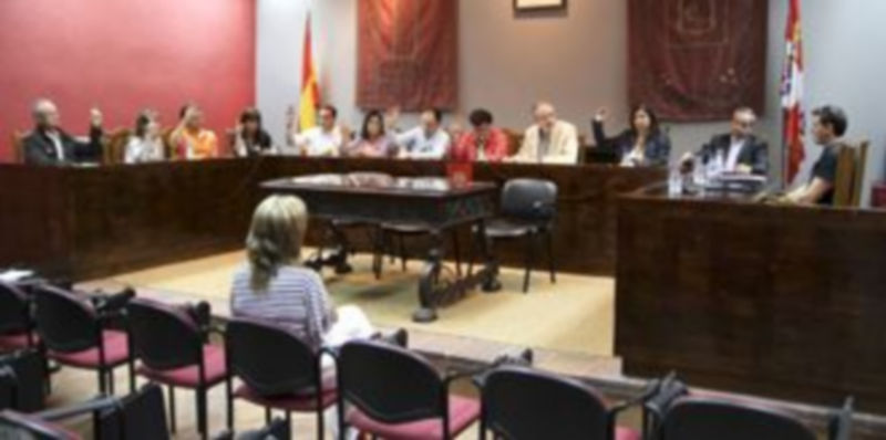 Concejales durante el desarrollo del último pleno de la actual legislatura./Gabriel Gómez