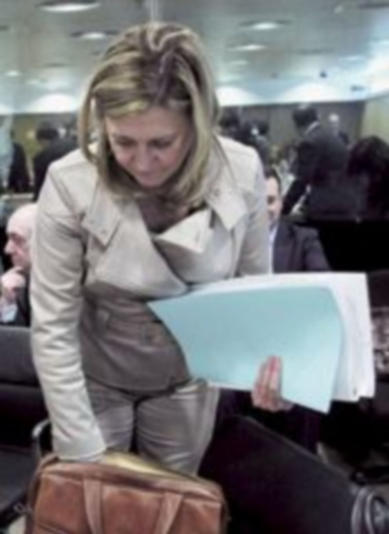 Pilar del Olmo en la última reunión del Consejo de Política Fiscal. / J. LÁZARO (ICAL)