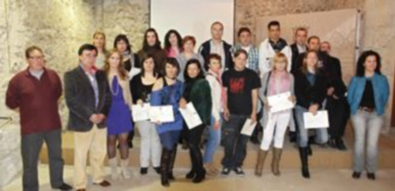 Los alumnos de los dos módulos de taller de empleo desarrollados