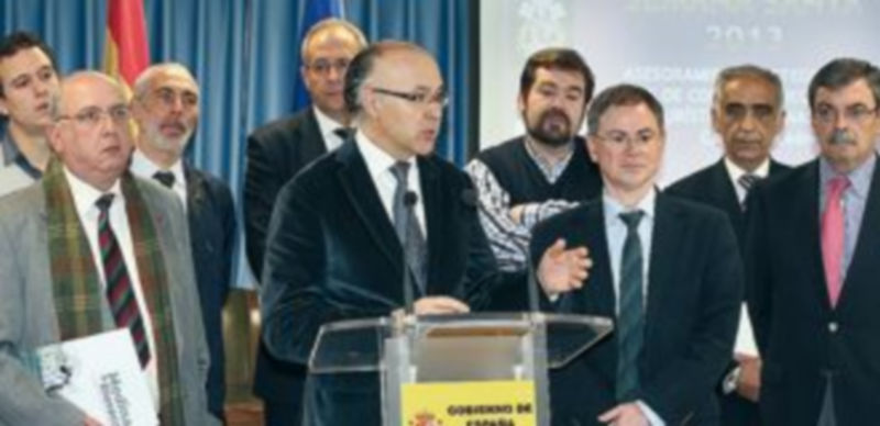 Aemet detallará la previsión de lluvia a las semanas santas «internacionales» 1 El delegado del Gobierno