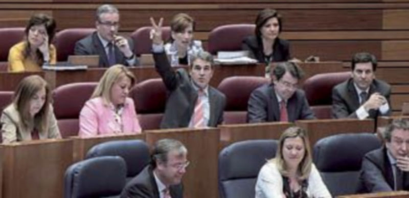 El Parlamento aumenta su actividad para debatir los problemas ciudadanos 1 Momento de la votación en una se las sesiones plenarias. / Ical
