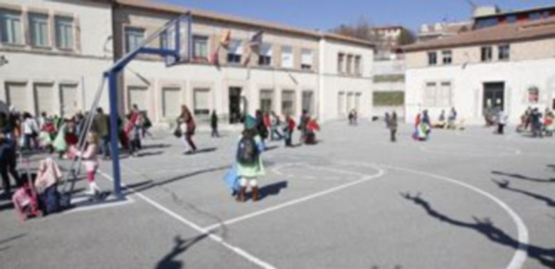 El patio del colegio La Villa acogerá el albergue