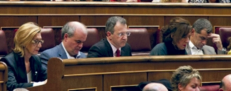 Rosa Díez durante una sesión parlamentaria. / Europa Press