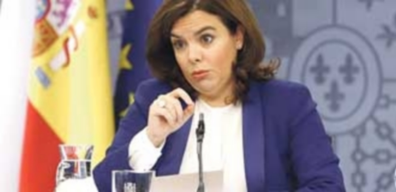 El Gobierno adoptará medidas en paralelo para frenar el soberanismo 1 La vicepresidenta del Gobierno