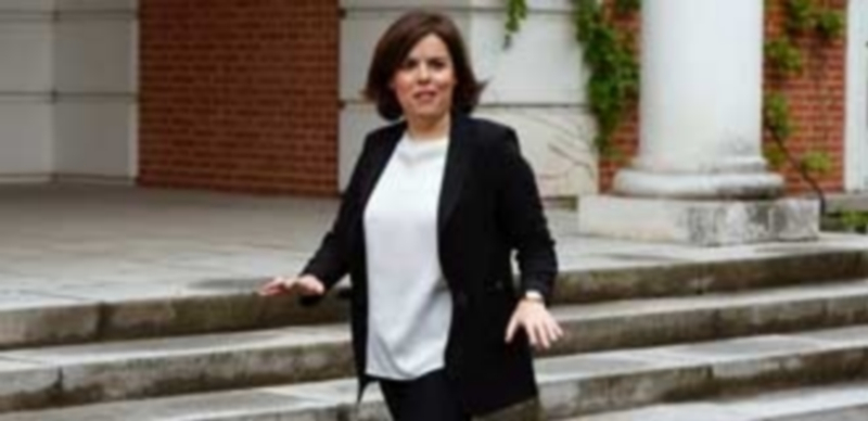 Santamaría: «La debilidad de Sánchez ha dificultado mucho la gran coalición» 1 La vicepresidenta del Gobierno en funciones