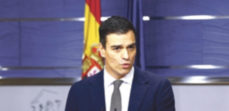 Sánchez inicia con “satisfacción” su camino hacia la presidencia 1 El secretario general del PSOE
