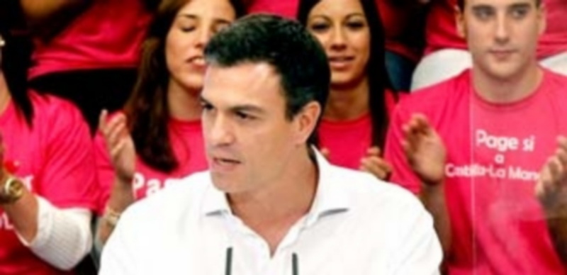 Pedro Sánchez compareció ayer en Cuenca. / EFE