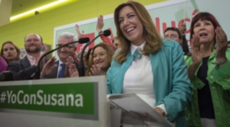 La presidenta andaluza y candidata socialista a la presidencia de la Junta