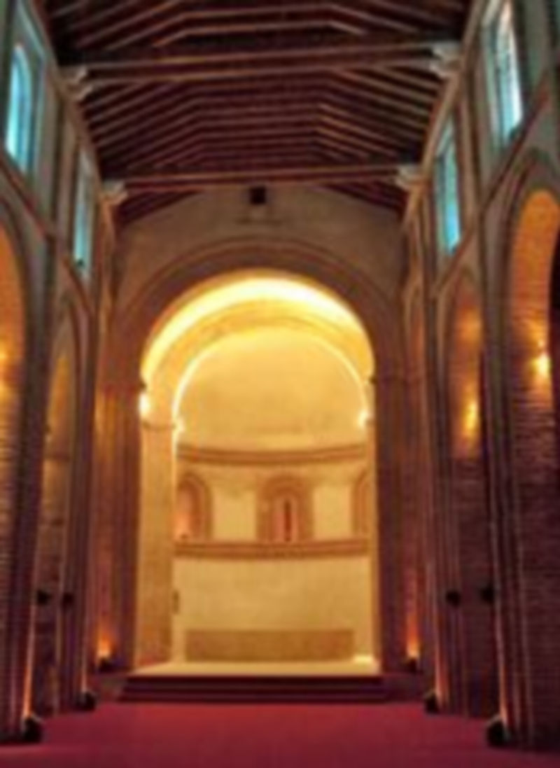 Representantes de los Siete Pueblos durante su visita a la estación de La Pinilla. / El Adelantado