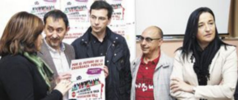 Los sindicatos de enseñanza pública no universitaria se reunieron para analizar la impugnación de la oferta de empleo. / Ical