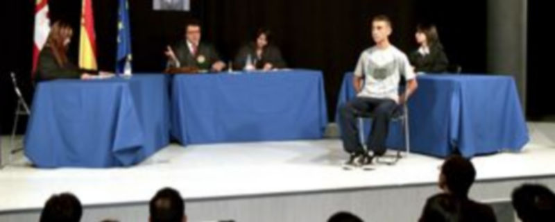 Un momento del desarrollo del juicio en la sala Alfonsa de la Torre. / Gabriel Gómez