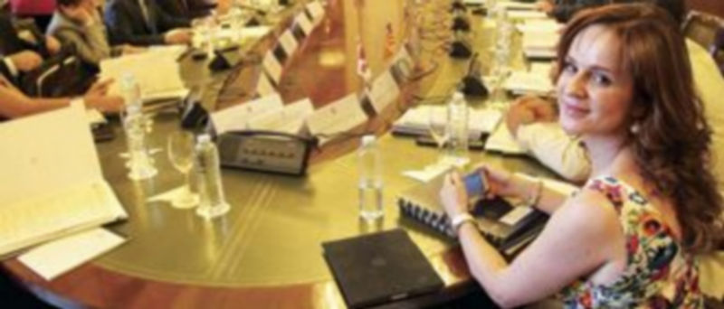 Silvia Clemente (d) asiste a la Conferencia Sectorial de Agricultura y Desarrollo Rural. / Ical