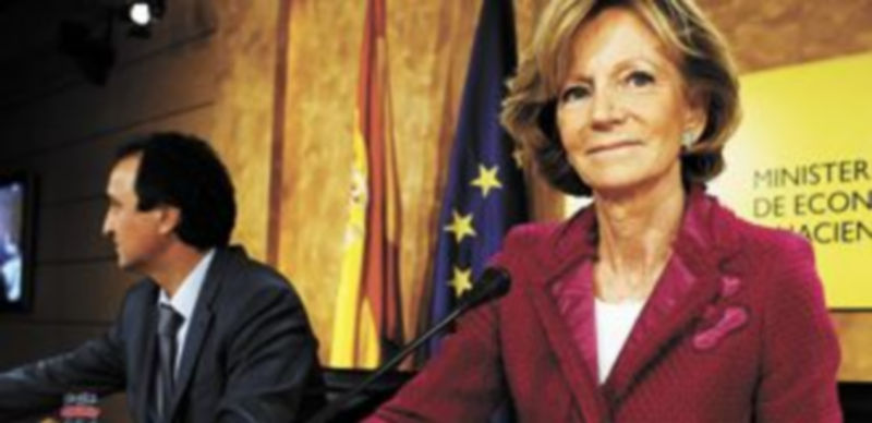 La vicepresidenta económica en funciones