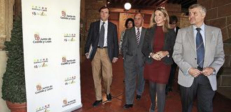 La consejera de Cultura y Turismo presenta el Mercado de contratación de servicios turísticos de Castilla y León. / M.M. (ICAL)