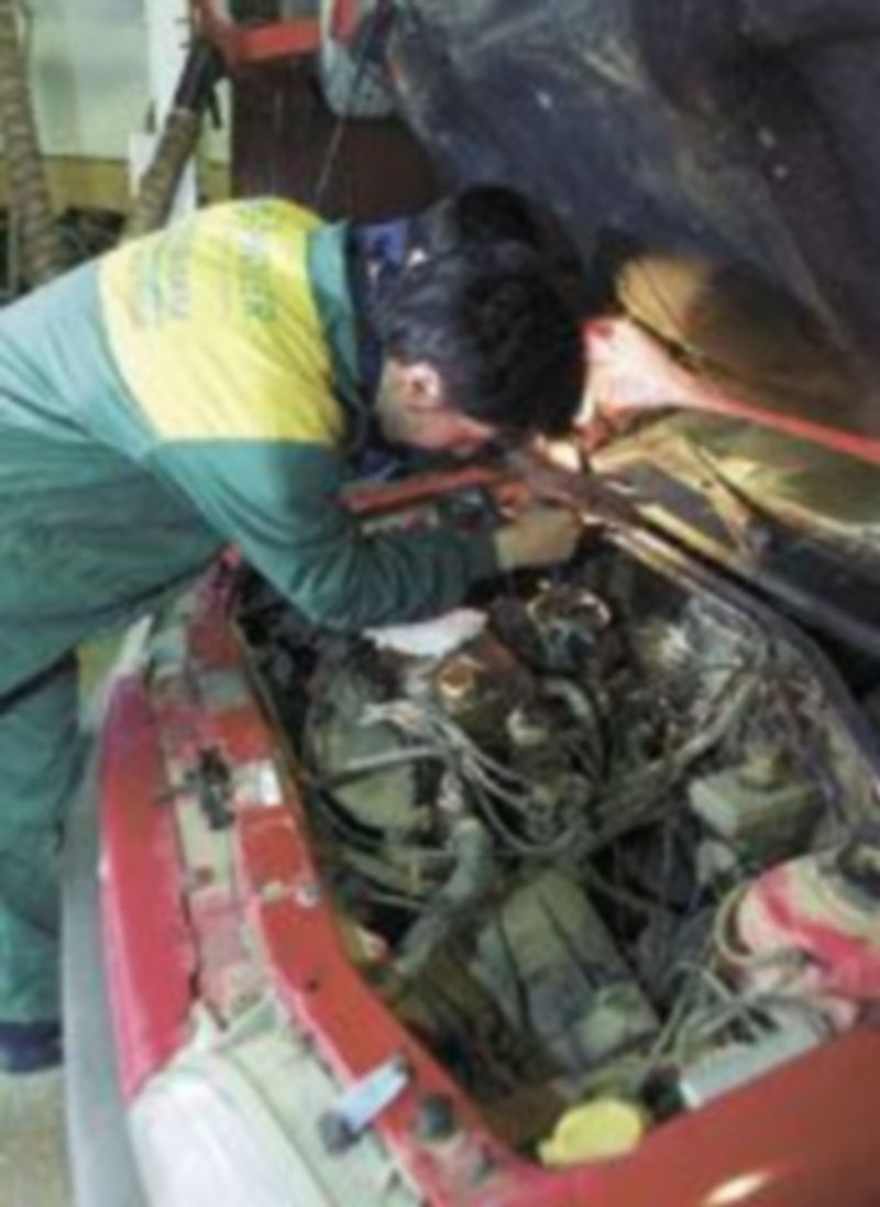 Una alumno de Formación Profesional