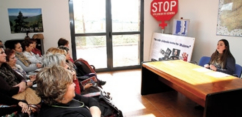 Un momento de la conferencia que tuvo lugar en la sede de Femur en Hontalbilla. / Gabriel Gómez