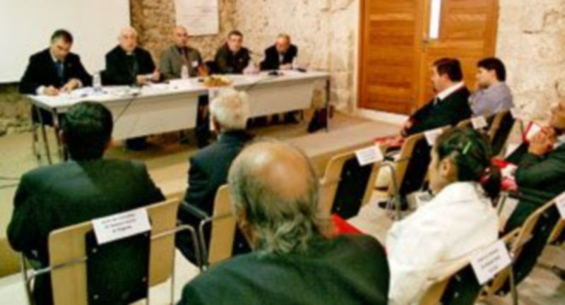 Representantes de la Junta de Cofradías de la villa