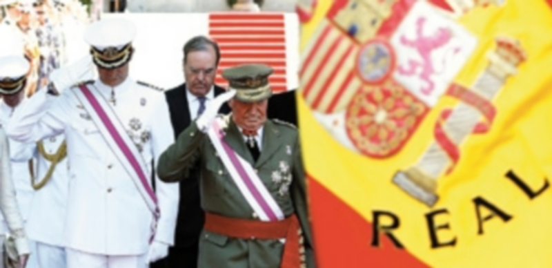 El Rey Don Juan Carlos y el Príncipe de Asturias