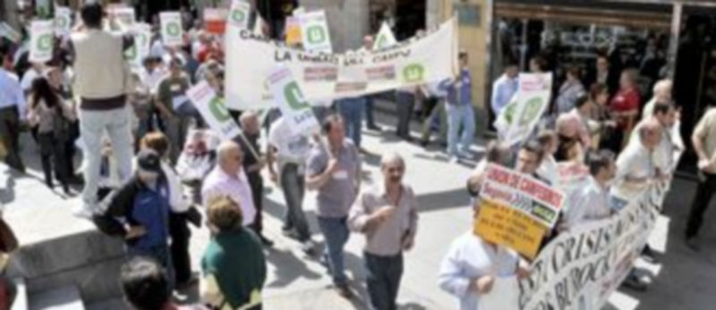 Imagen de la manifestación celebrada esta semana en Segovia organizada por la organización UCCL. / Kamarero