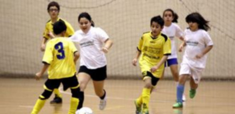 El programa de Escuelas Deportivas cuenta la participación de un gran número de niños y niñas de la villa. / Gabriel Gómez