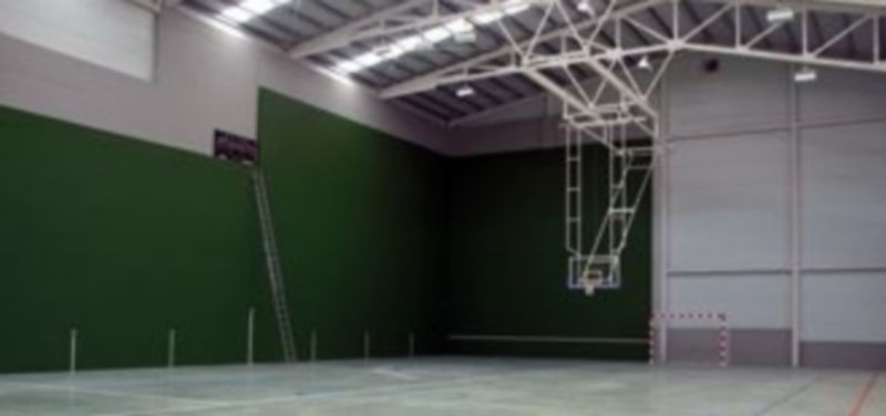 Interior del nuevo polideportivo./El Adelantado