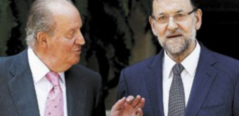El Rey Don Juan Carlos recibió a Mariano Rajoy en el Palacio de Marivent