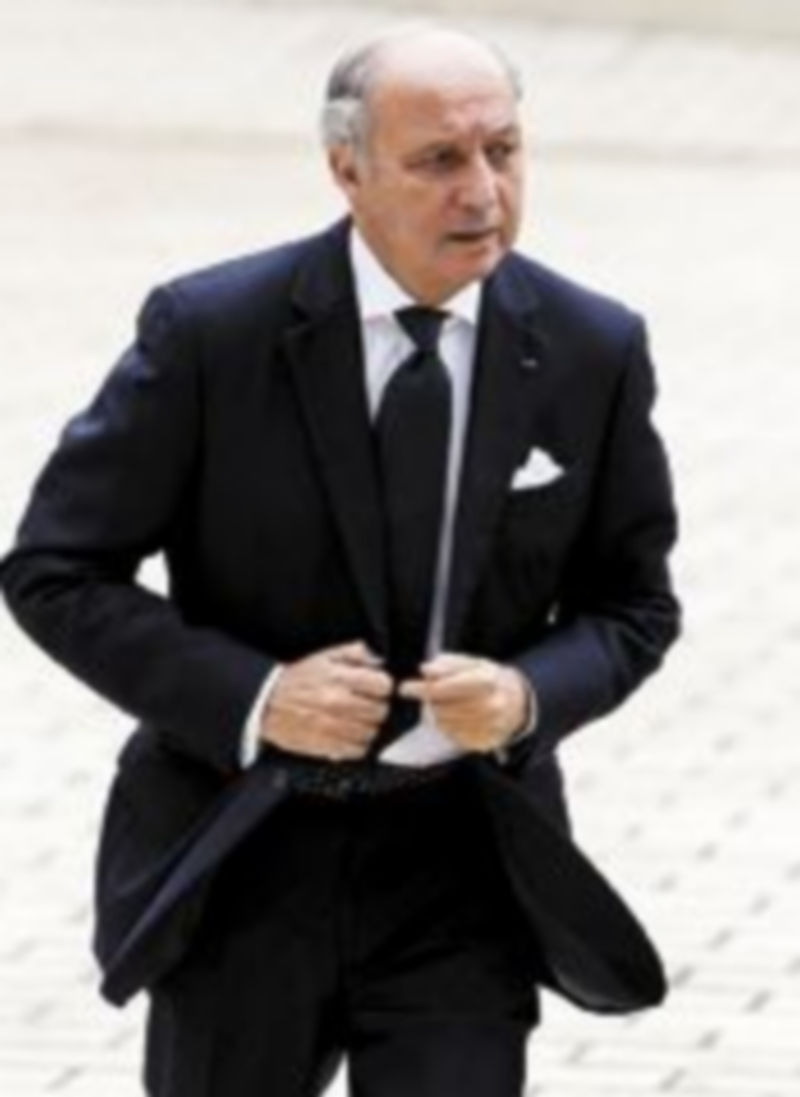 El ministro de Exteriores francés