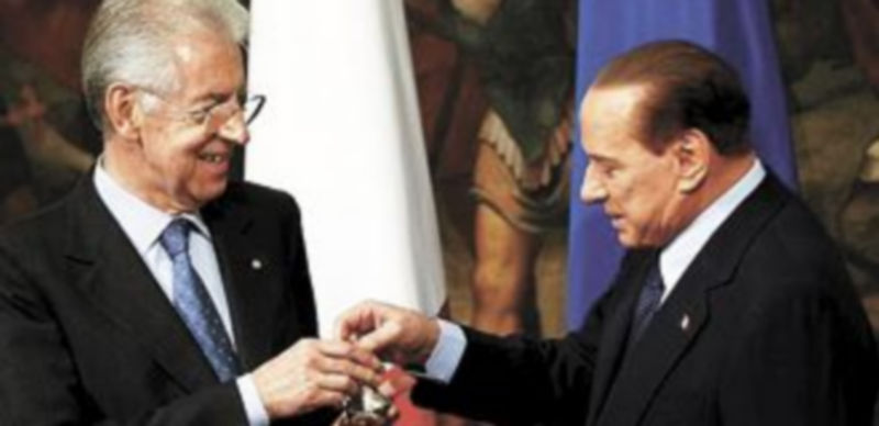 Monti y Berlusconi