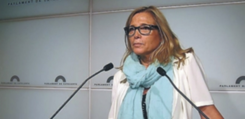 Joana Ortega durante una comparecencia reciente. / Europa Press