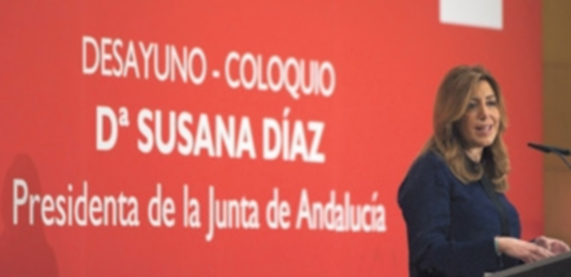 La presidenta de la Junta de Andalucía