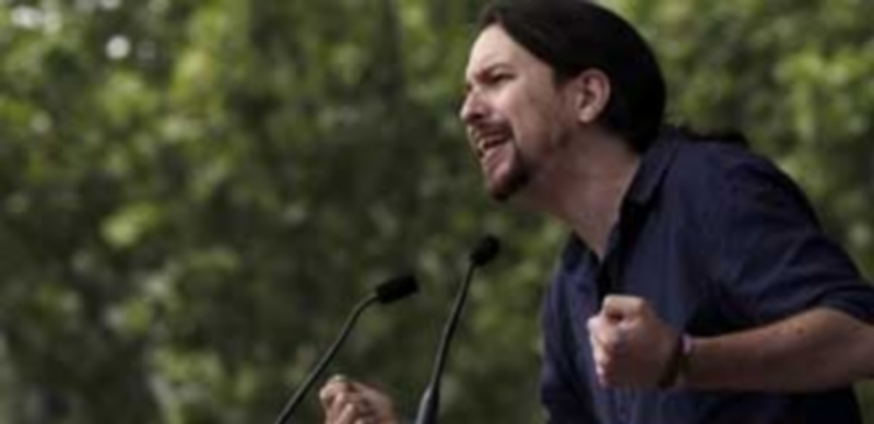 El candidato a la Presidencia de Unidos Podemos