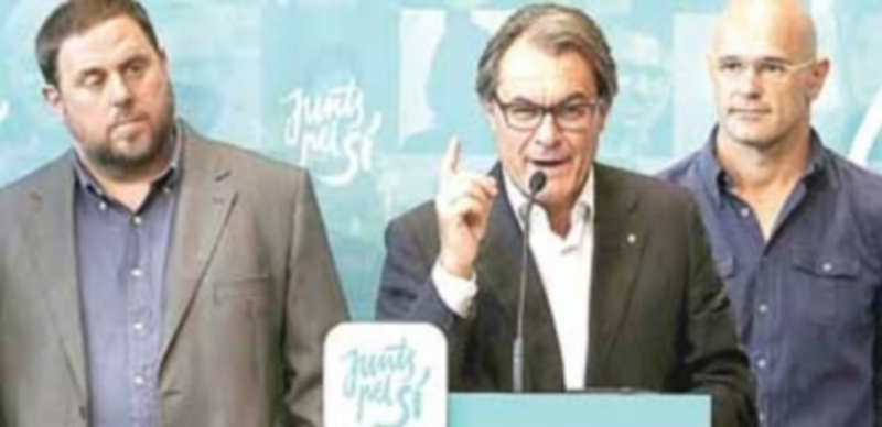 Mas recalca que él es el candidato a la Presidencia 1 El presidente de ERC