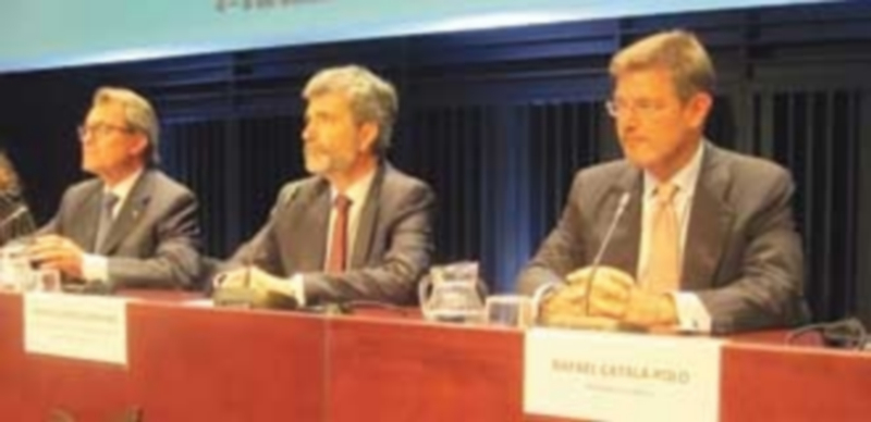 Mas afirma que el uso partidista de la Justicia “merma” la democracia 1 El president de Generalitat