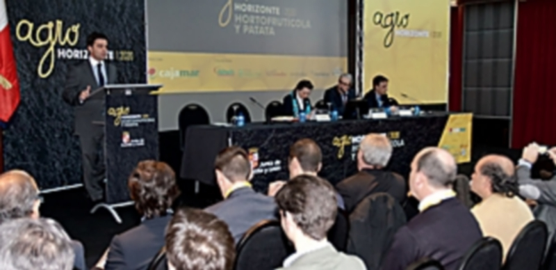 La Interprofesional de la patata moverá un millón de euros al año 1 Decenas de profesionales se reunieron en la jornada sobre Hortofrutícola y Patata de Valladolid. / Jcyl