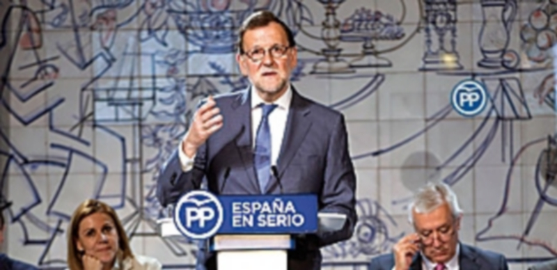 Rajoy tiende la mano a Sánchez para un Gobierno de mayoría moderada 1 El presidente del Gobierno en funciones