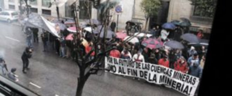 Los mineros mantuvieron las protestas durante los últimos meses para que se aprobaran las ayudas. / Ical.