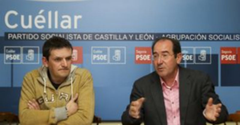 Octavio Cantalejo y Javier Madrigal durante la presentación de sus propuestas en urbanismo y vivienda. /Gabriel Gómez