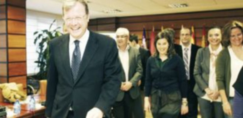 El consejero de Fomento y Medio Ambiente