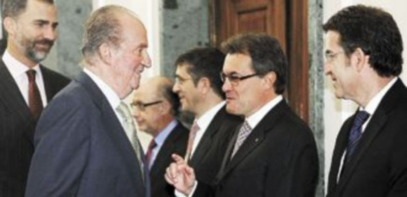 El momento más esperado del día se produjo cuando el Rey