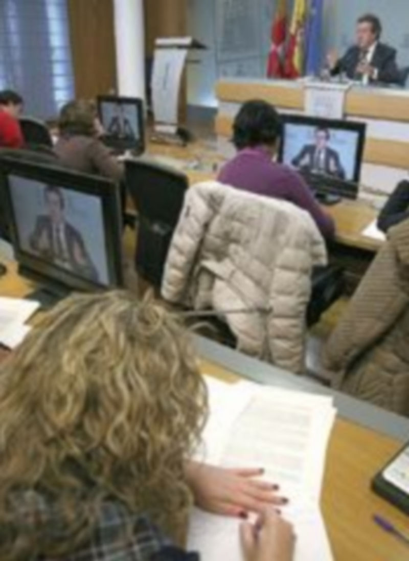 Imagen de la rueda de prensa posterior al Consejo de Gobierno de la Junta. / Ical