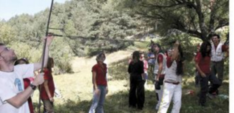 Voluntarios realizando un anillamiento  de aves en la Sierra de Gredos. /ICAL