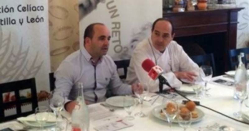 Representantes de Acecale en la presentación del concurso Celichef. / E.P.