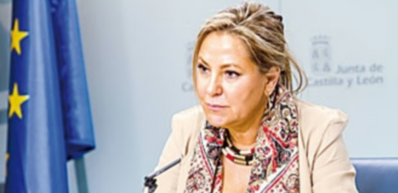 Valdeón afirma que el carbón de la región “todavía tiene posibilidades” 1 La vicepresidenta de la Junta de Castilla y León