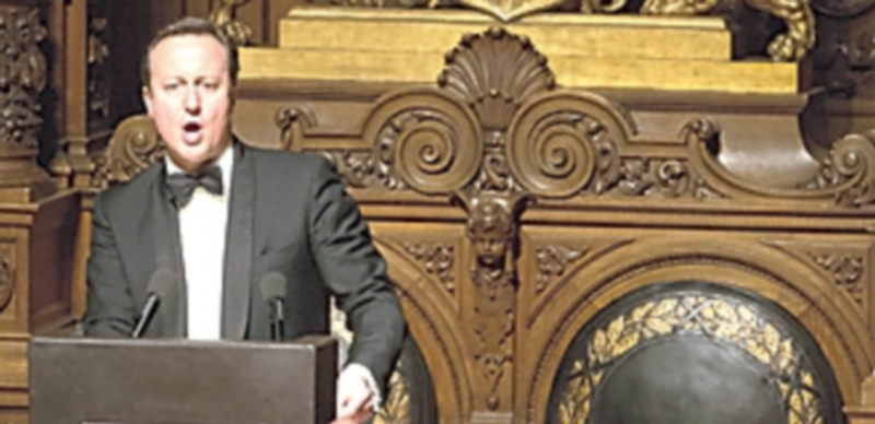 Cameron se reunió con la canciller alemana