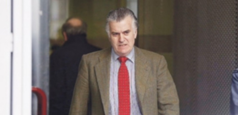 El extesorero del PP Luis Bárcenas a su salida de la Audiencia Nacional. / Efe