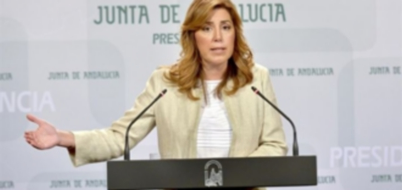 Susana Díaz anunció legalmente los comicios para el 22 de marzo./ E.p.