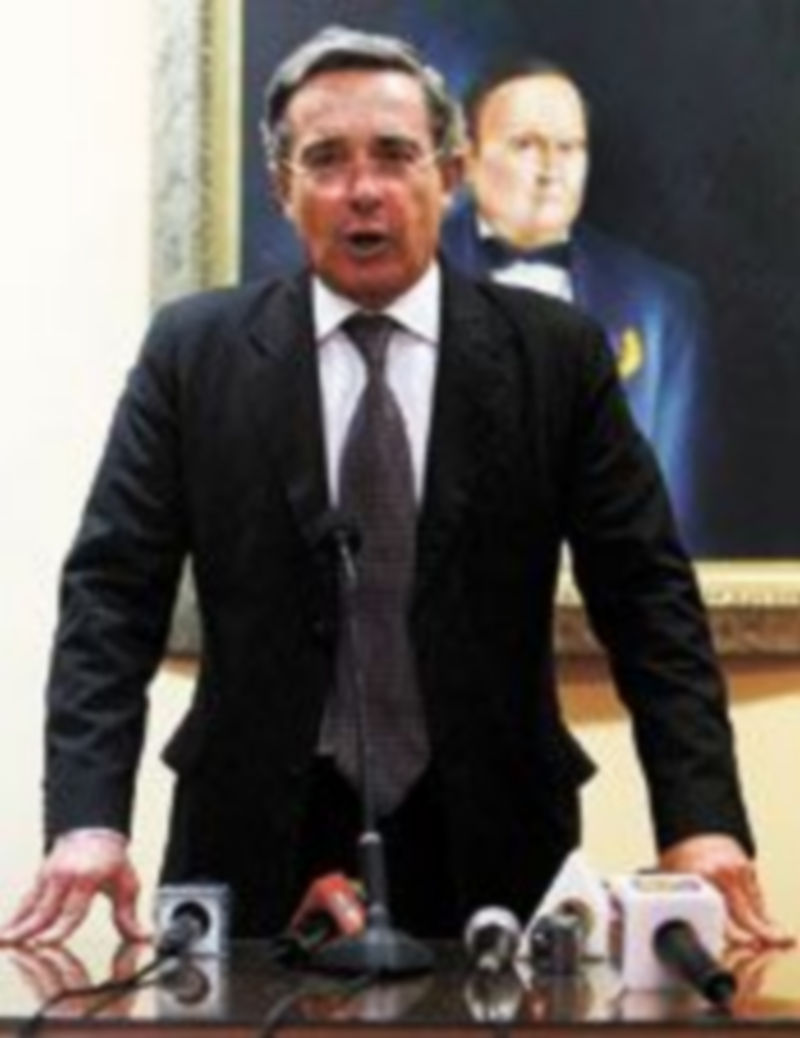 El presidente colombiano