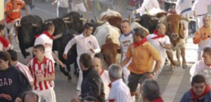 Imagen de archivo de uno de los encierros celebrados en la villa